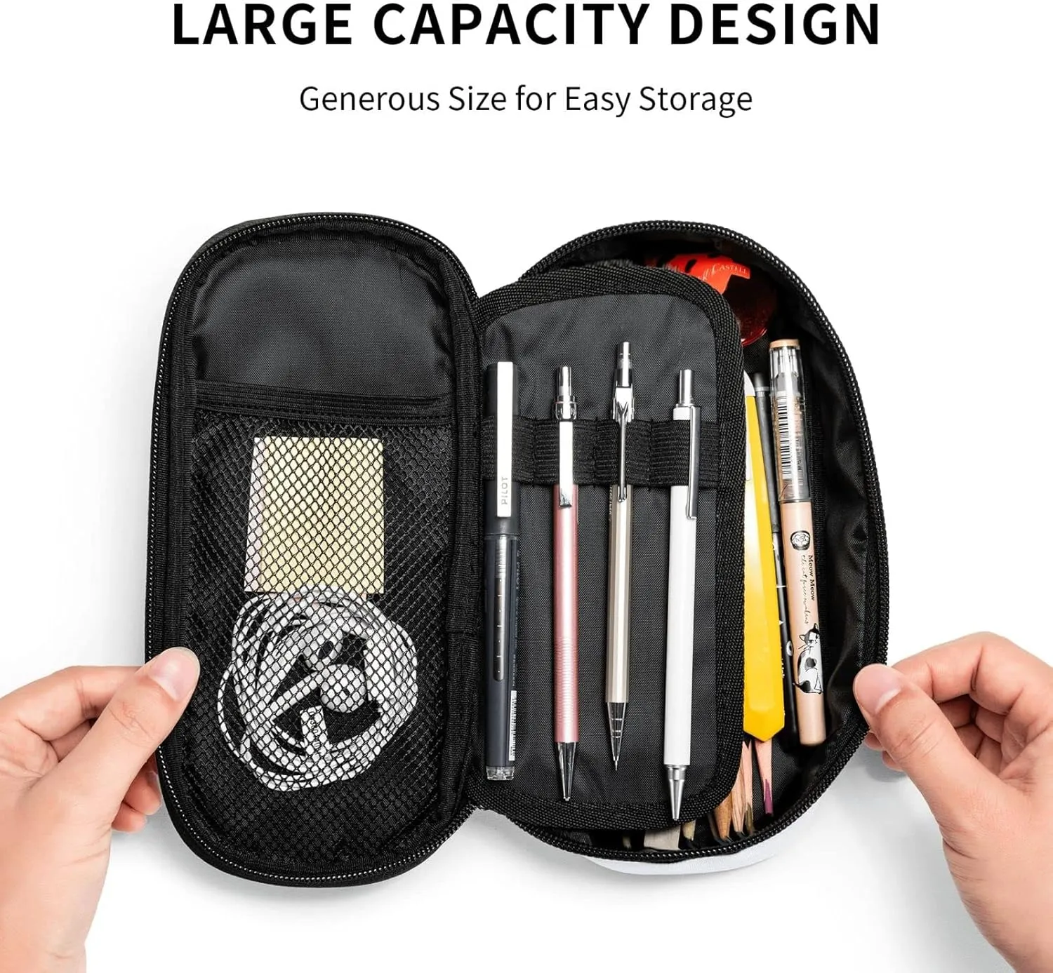 Basketball Pencil Case Cool Sports-themed Pencil Box Portable Pen Bag Pouch with Zipper for Teens Boys Girls Stationery Supplies Organizer Multifunction Bag for Business Office