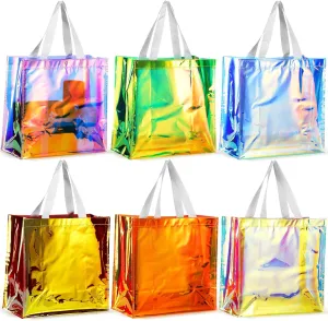 BBTO 6 Pcs Clear Tote Bag Stadium Approved Plastic Hand Bag