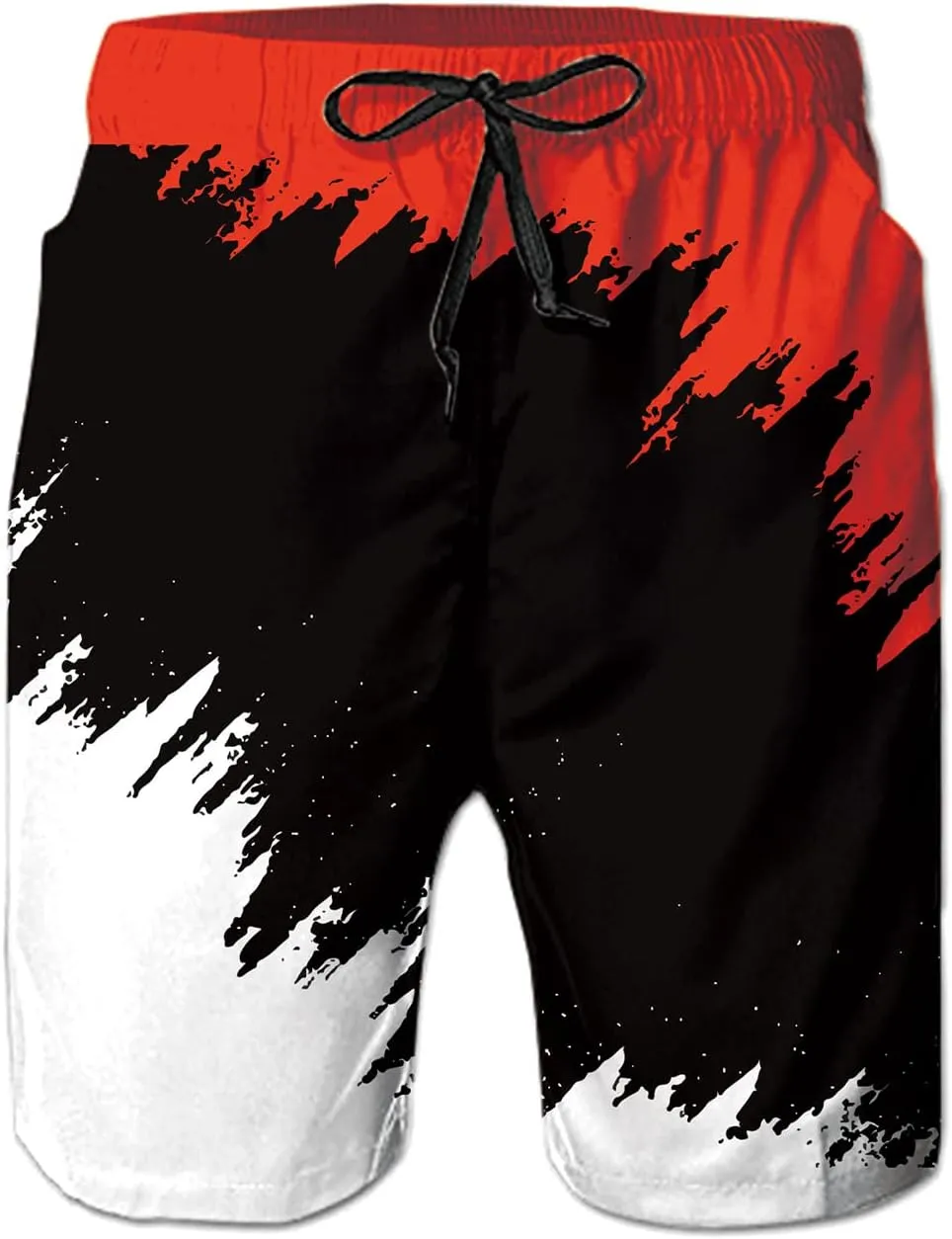 Belovecol Mens Swim Trunks Summer Cool Quick Dry Board Shorts Bathing Suit with Side Pockets Mesh Lining S-3XL