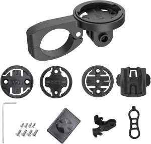 Bike Computer Mount For Aero Bars, Aero Bar Bike Computer Mount For Garmin Edge,Aero Bar Computer Mount Compatible For Garmin GPS Computer,For Wahoo,For Bryton,For Cateye,GoPro Full Range & Flashlight