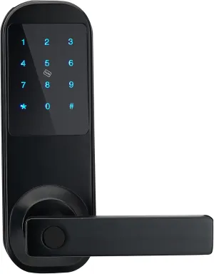 Bluetooth Electronic Keyless Code Door Lock,Unlock with App, Code, Mifare Card, and Mechanical Key (M10B-ORB)(Compatible with Alexa)