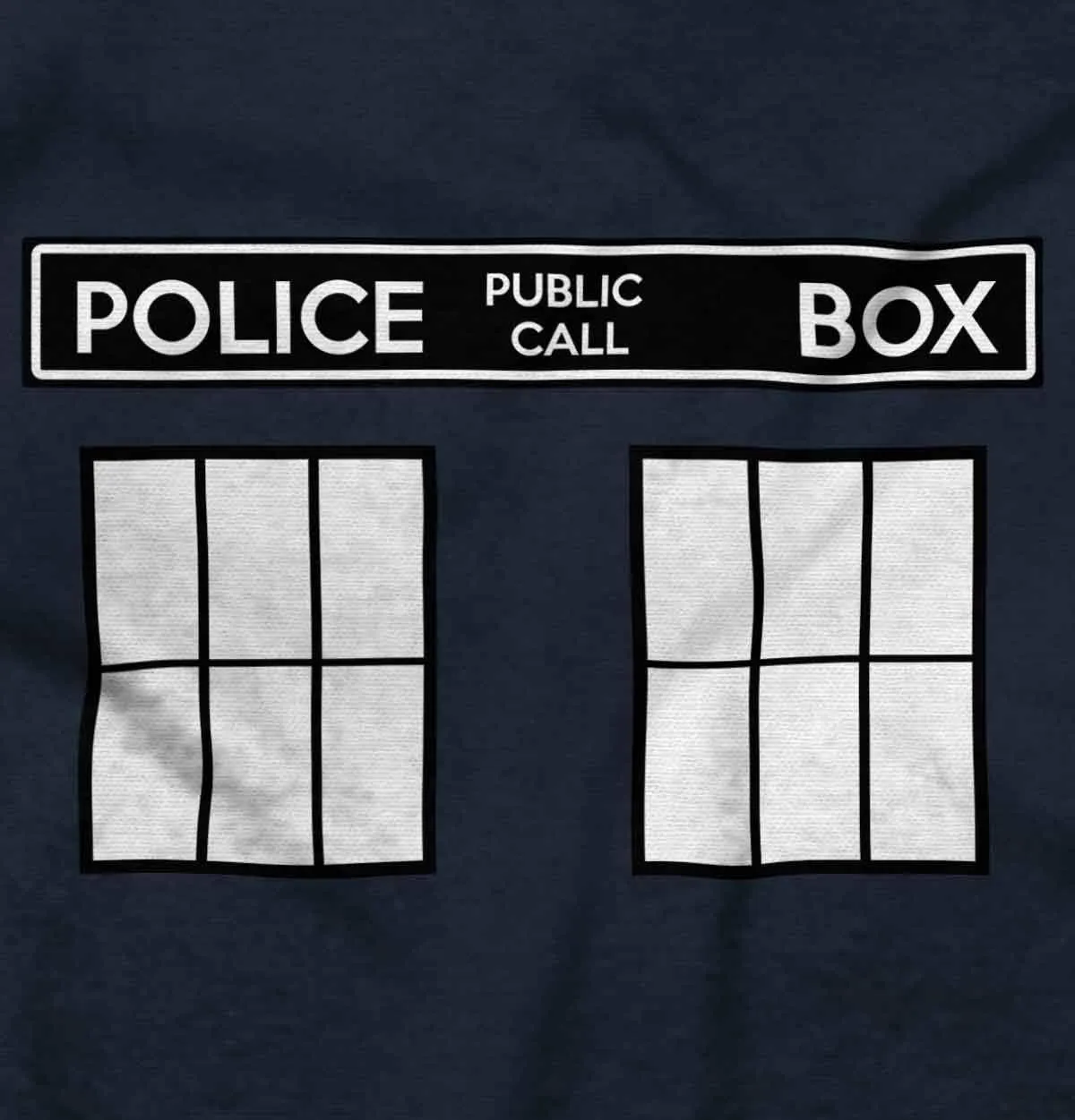 Brisco Brands Police Box Doc Cyber Men Time Travel Hoodie Sweatshirt Women Men