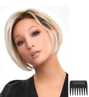 Bundle - 3 item: Ignite Petite Wig by Jon Renau, Christy's Wigs Q & A Booklet & Wide Tooth Comb - Color: 10/26TT