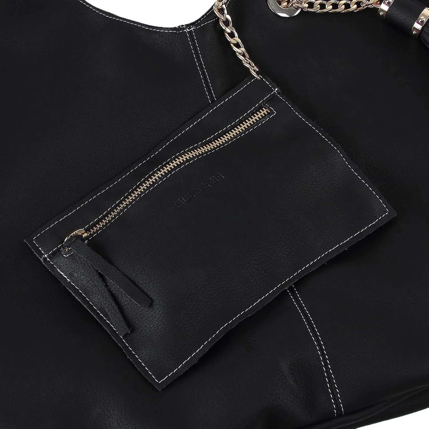 BURGAN Magnus Hobo Bag | Handmade Genuine Suede and Vegan Faux Leather Handbags