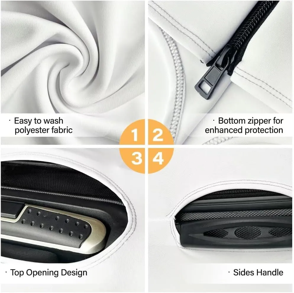 Business Travel Suitcase Protective Cover, Suitcase Covers Sturdy Travels Bags Protective Cover Foldable Convinent to Store for Everyday Uses Cat