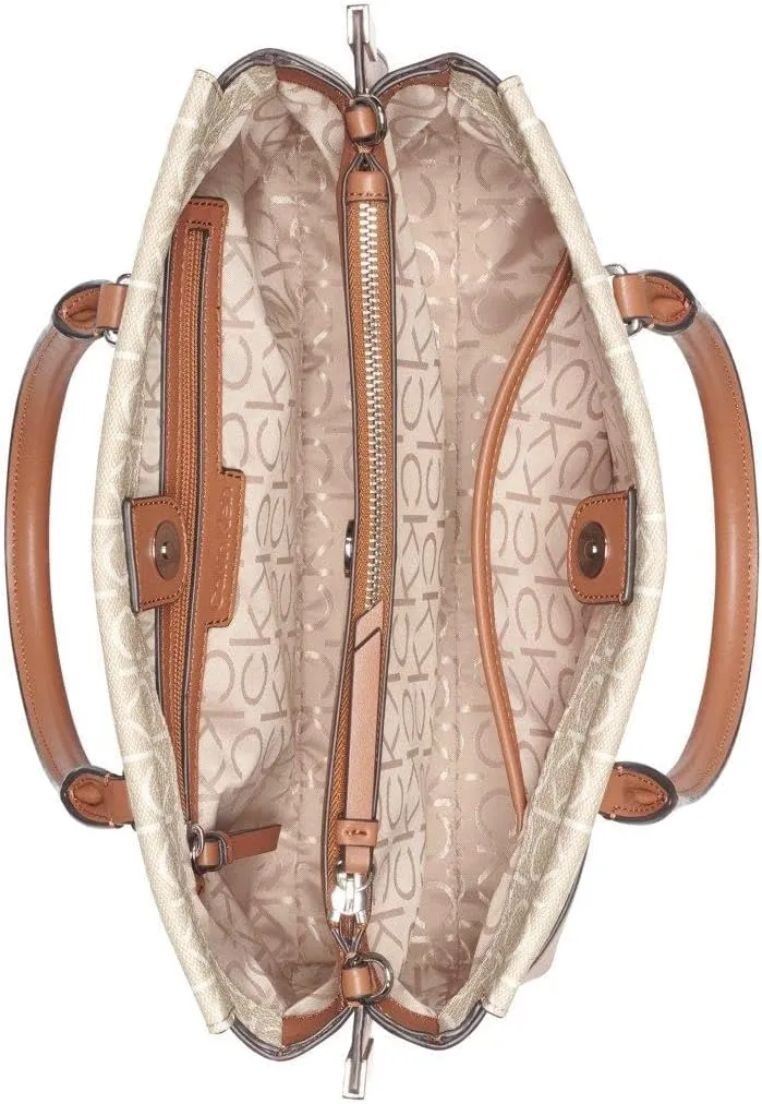 Calvin Klein Bianca Triple Compartment Satchel