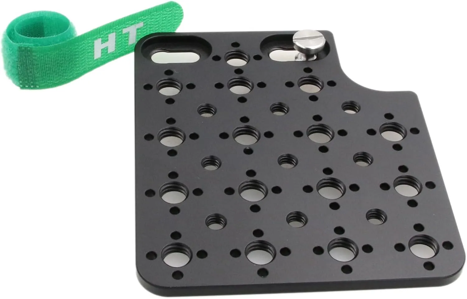 Camera Cheese Plate Side Mounting for ARRI Alexa Mini LF Teradek Vaxis Rig Follow Focus Motor with 3/8" 1/4" Thread (Black)