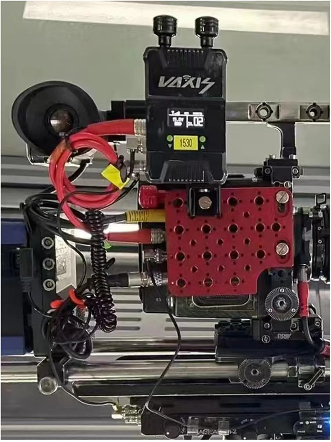 Camera Cheese Plate Side Mounting for ARRI Alexa Mini LF Teradek Vaxis Rig Follow Focus Motor with 3/8" 1/4" Thread (Black)