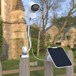 Camera Clamp Mount for Reolink Argus Track 4K PTZ Solar Security Camera, Outdoor Mount Adapter for Reolink Wireless Camera