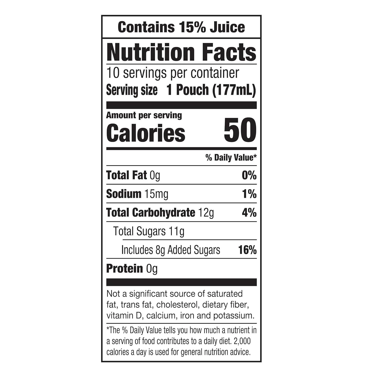 Capri Sun Fruit Punch Ready-to-Drink Juice (40 Pouches, 4 Boxes of 10)