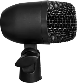 Cardioid Dynamic Microphone for Bass Drum, Metal Construction, Kick Drum Mic with Mounting Base for Stage and Studio Use