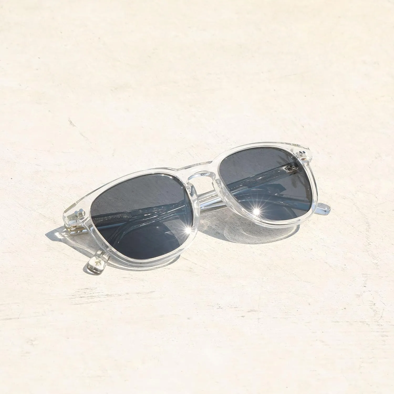 CARFIA Retro Cool Acetate Polarized Sunglasses for Men UV Protection, Outdoor Fashion Driving Eyewears Male Square Sunnies