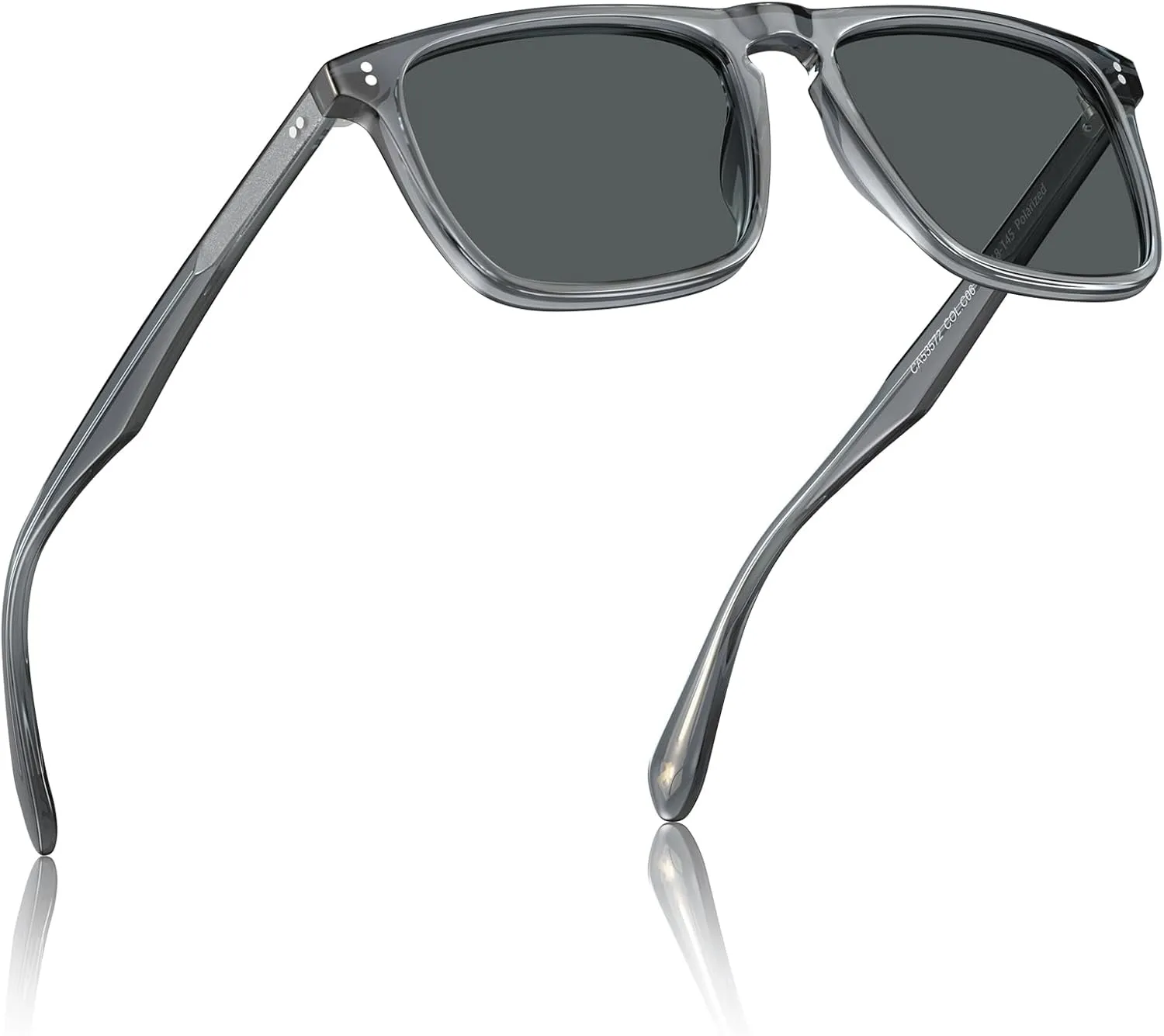 CARFIA Retro Polarized Sunglasses for Men UV Protection Hand-crafted Acetate Frame Fashion Cool Sun Glasses CA53572