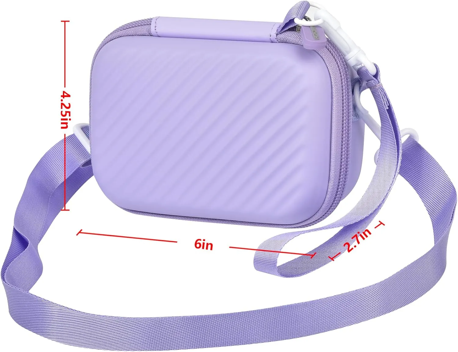 Case for Canon PowerShot SX740/ SX720/ G7X Mark III/ Mark II/ 4K Digital Camera, Point and Shoot Camera Bag With Padded Divider Holds SD Cards, Mesh Pocket for Usb Cable, Accessories-Pink(Box Only)