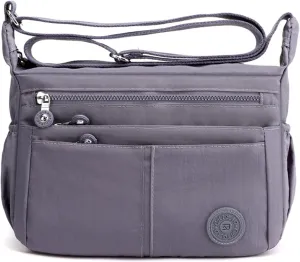 Casual Shoulder Bag Women Satchel Waterproof Nylon for Sport Work Shop