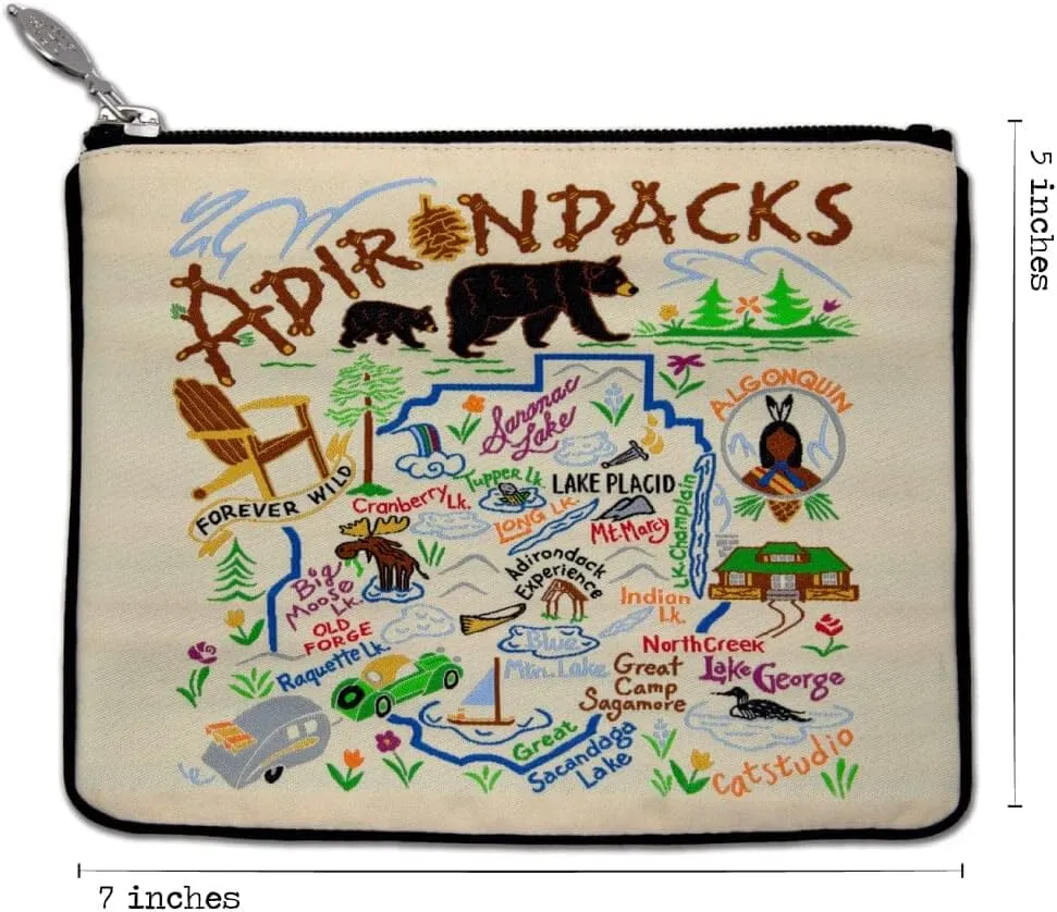 Catstudio Adirondacks Zip Pouch - Natural | 5" x 7"