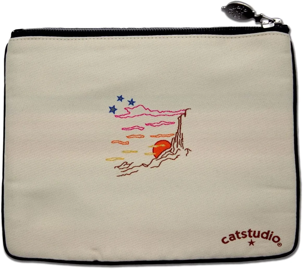 catstudio Big Bend Zip Pouch - Natural | 5" x 7"