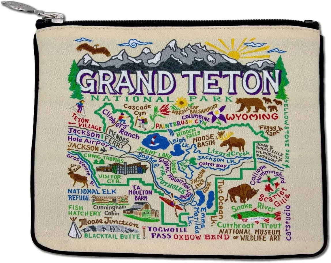 catstudio Grand Teton Zip Pouch - Natural | 5" x 7"