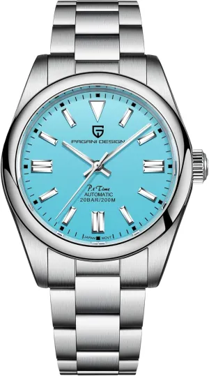 CEYADG Pagani Design Watches for Men Automatic Mechanical GMT 42mm Sport Waterproof Stainless Steel Sapphire Glass Wrist Watch