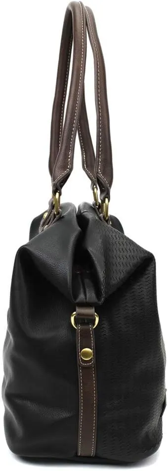 CHALA Handbags Charming Crossbody or Shoulder Convertible Large Chala Purse - BLACK