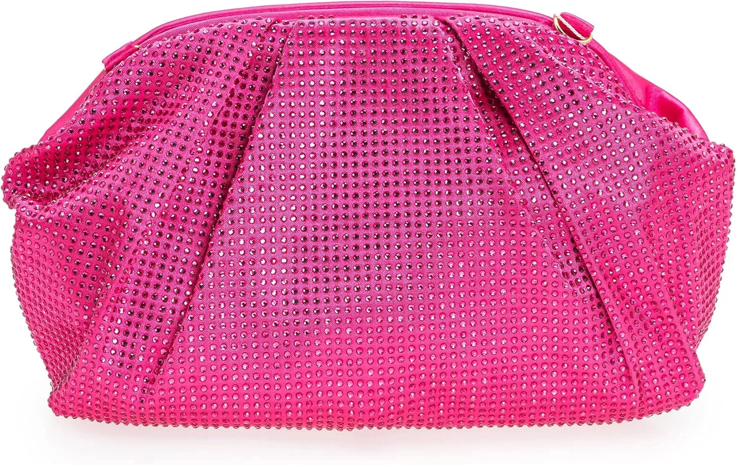 CHARMING TAILOR Evening Bag Women Wedding/Prom/Party Formal Purse Rhinestone Embellished Frame Satin Clutch