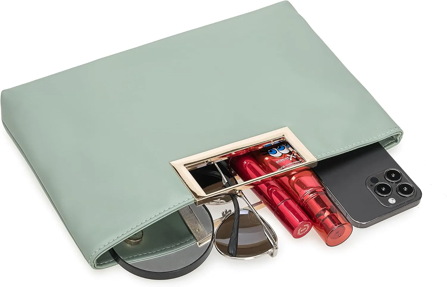 CHARMING TAILOR Fashion PU Leather Handbag Stylish Women Convertible Clutch Purse