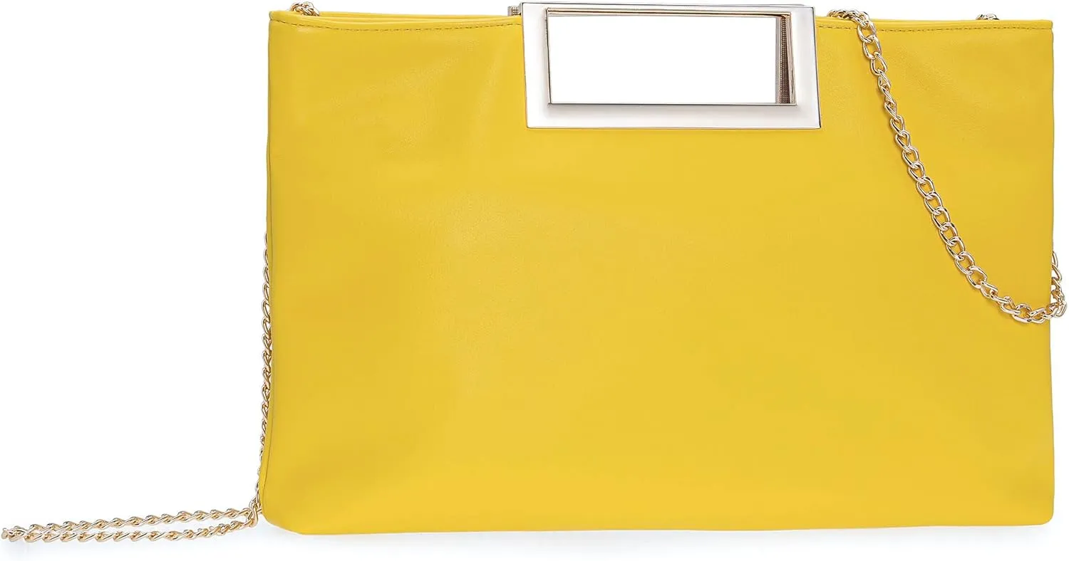 CHARMING TAILOR Fashion PU Leather Handbag Stylish Women Convertible Clutch Purse
