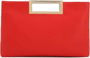 CHARMING TAILOR Fashion PU Leather Handbag Stylish Women Convertible Clutch Purse