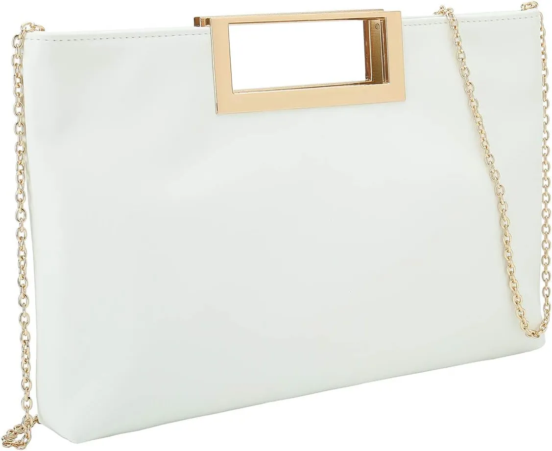 CHARMING TAILOR Fashion PU Leather Handbag Stylish Women Convertible Clutch Purse