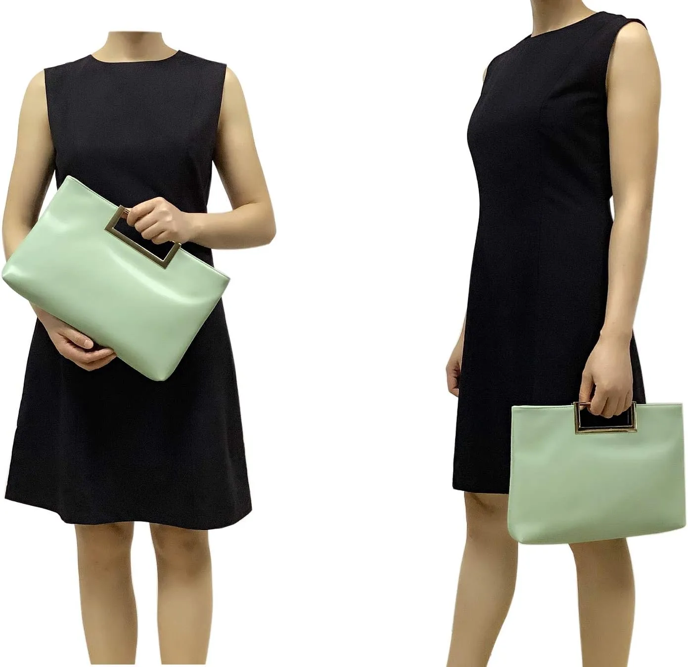 CHARMING TAILOR Fashion PU Leather Handbag Stylish Women Convertible Clutch Purse