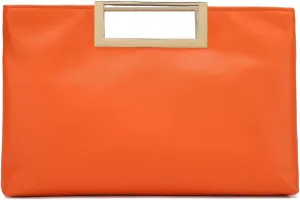 CHARMING TAILOR Fashion PU Leather Handbag Stylish Women Convertible Clutch Purse