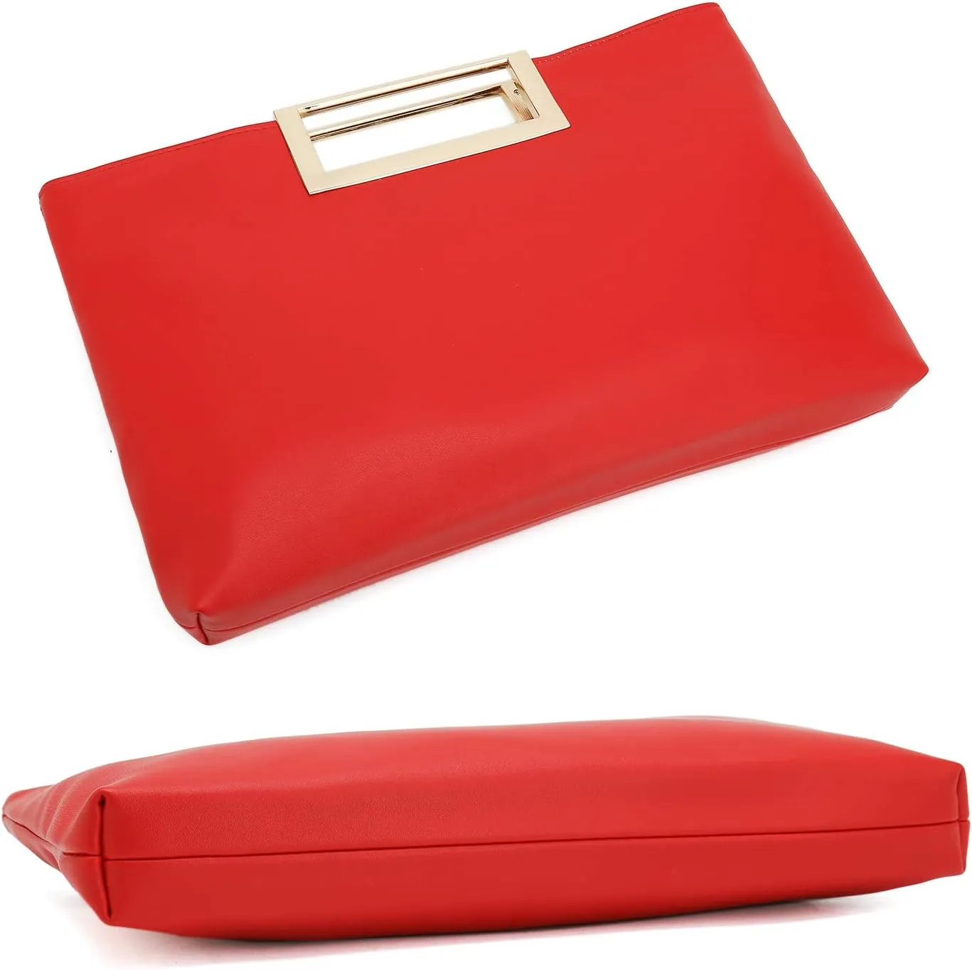 CHARMING TAILOR Fashion PU Leather Handbag Stylish Women Convertible Clutch Purse