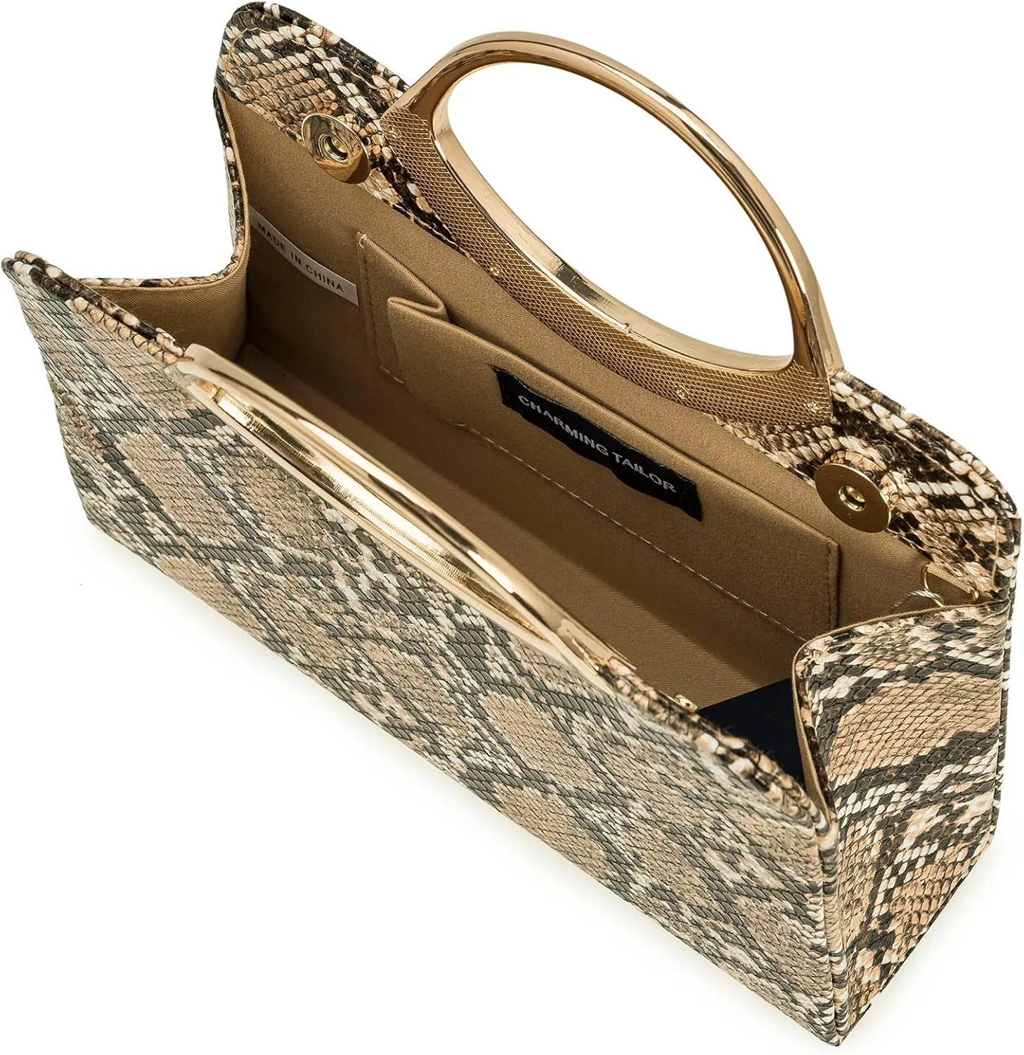 CHARMING TAILOR Small Dressy Handbag for Women Evening Bag Elegant Party Purse for Prom/Cocktail/Wedding