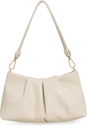 CHARMING TAILOR Women Clutch Bag Dressy Formal Handbag Pleated PU Clutch Purse for Cocktail Prom Wedding Party