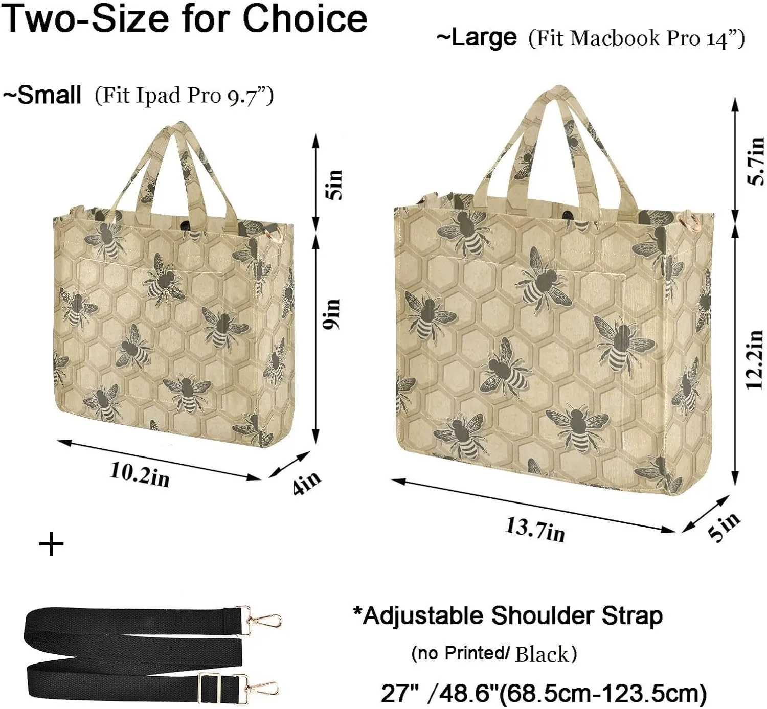 Chic Lifelike Pattern Corduroy Satchel Tote Shoulder Bag for Men Women Weekender Travel Beach Shopping Gym