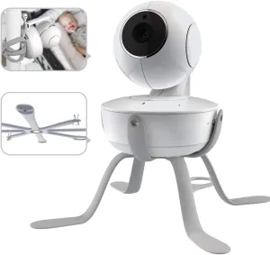 CHILLAX Universal Baby Monitor Mount - Adjustable Small Baby Camera Mount - Baby Monitor Holder Compatible with Motorola, Infant Optics DXR 8