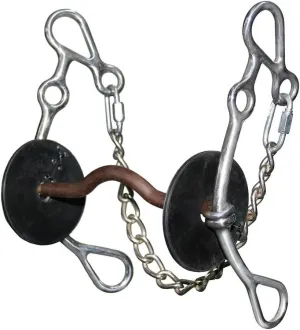 Circle Y REINSMAN Josey Go-Around Combination Bit for Horse - 5" Mouth - Stage C