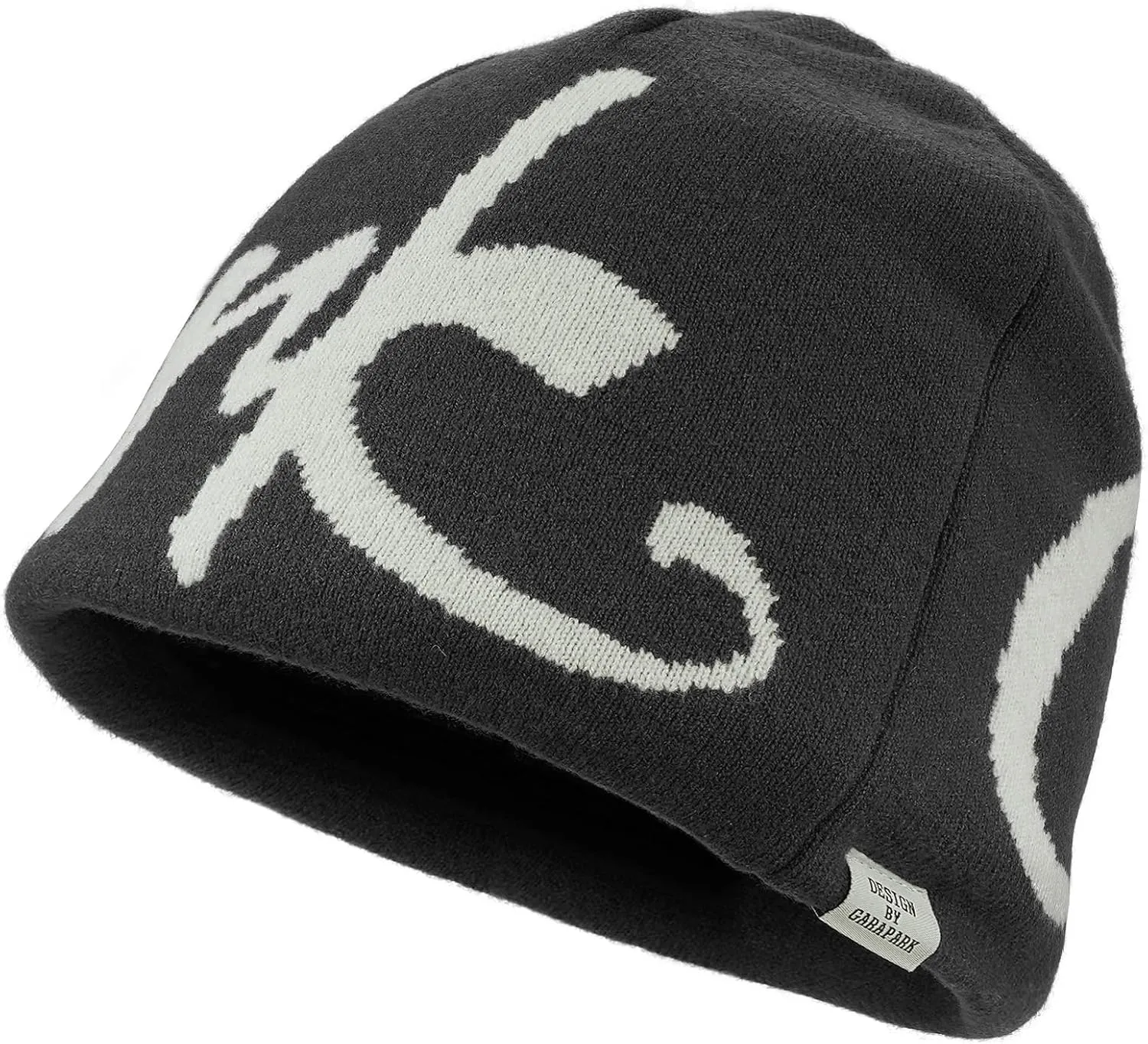 Clakllie Y2k Beanies for Women Men Cool Knitted Hats Graphic Beanie for Skiing Hip Hop Skullcap