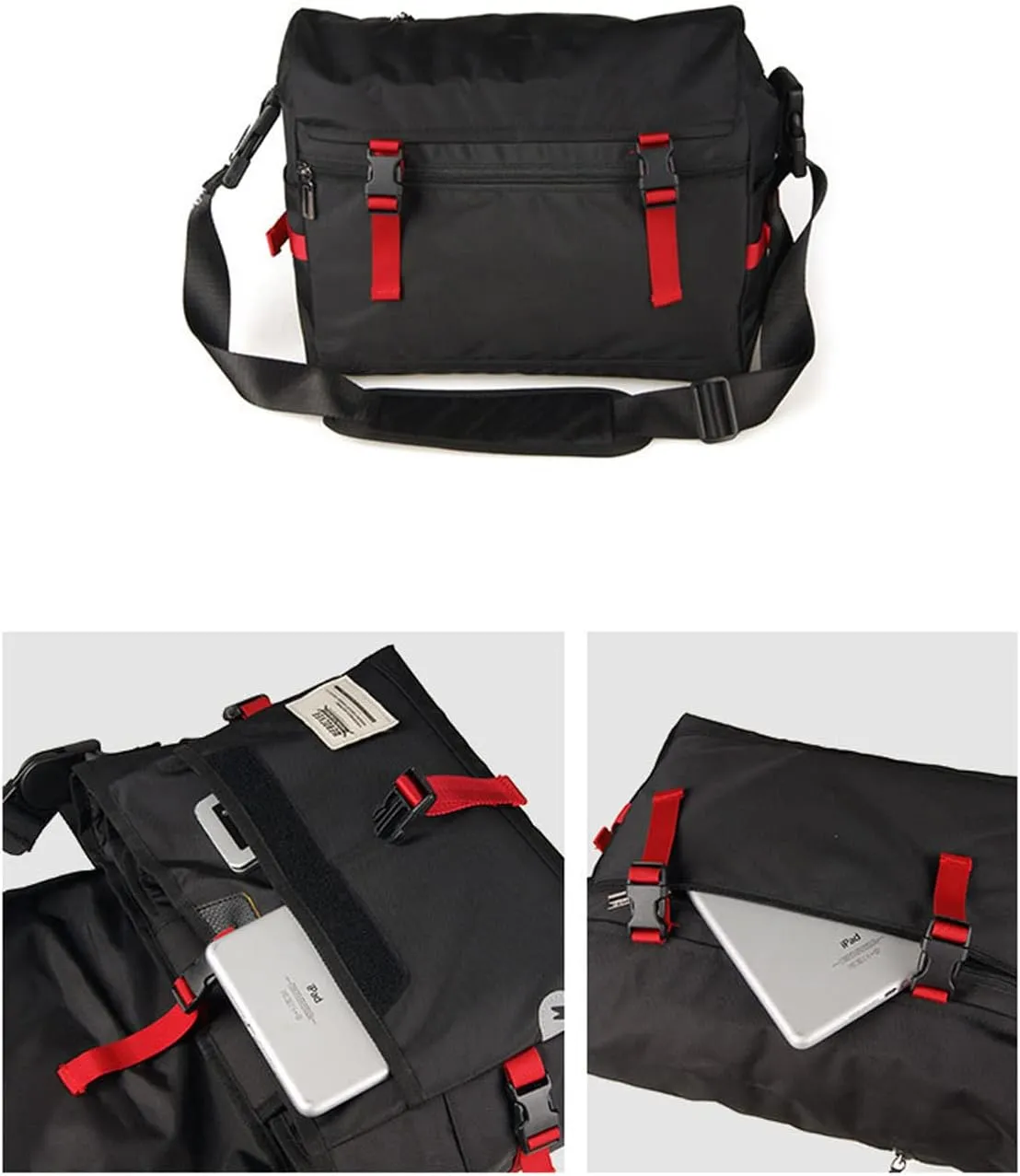 Classic Messenger Bag-Durable,Water-Resistant Small Messenger Laptop Bag for Men Women Crossbody Bike Satchel Message