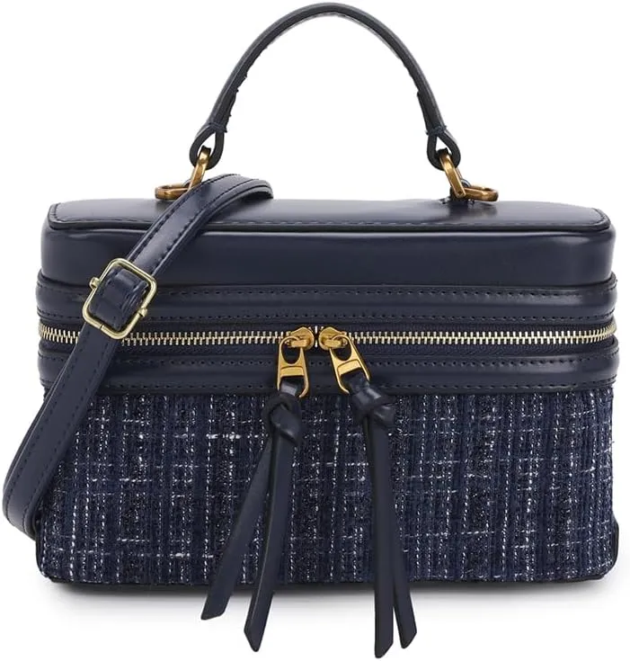 Classic Satchel Crossbody Purse for Women Chic Mini Box Purse, Women Crossbody Shoulder Bag