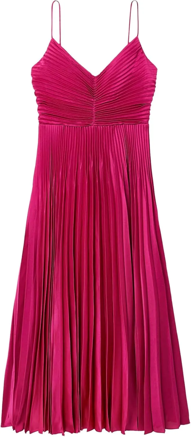 Club Monaco Women's Midi Pleated Dress