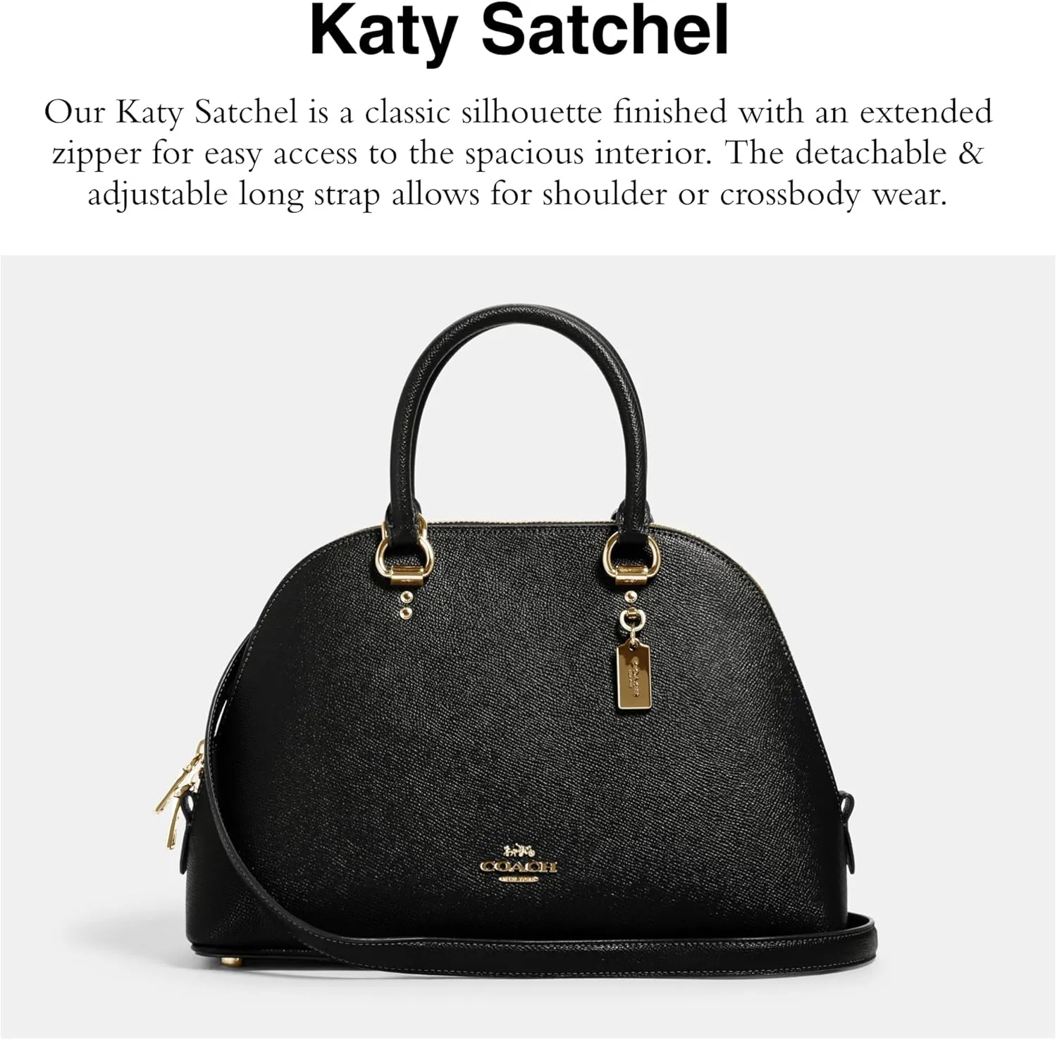 Coach Unisex Katy Satchel