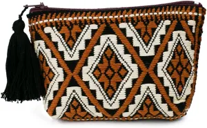 Coin Pouch: 100% Cotton Coin Purse for Women | Cute Change Purse with Vibrant Colors | Small Zipper Pouch Handmade by Mexican Artisans | Wallet Purse for Women