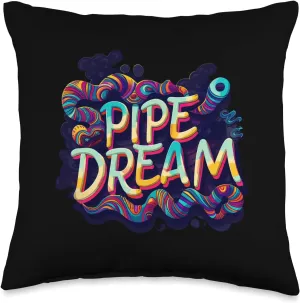 Cool colorful Pipe Dream Speech Costume Throw Pillow