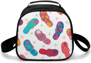 Cool Flip Flops Slippers Durable And Sturdy Small Lunch Bag