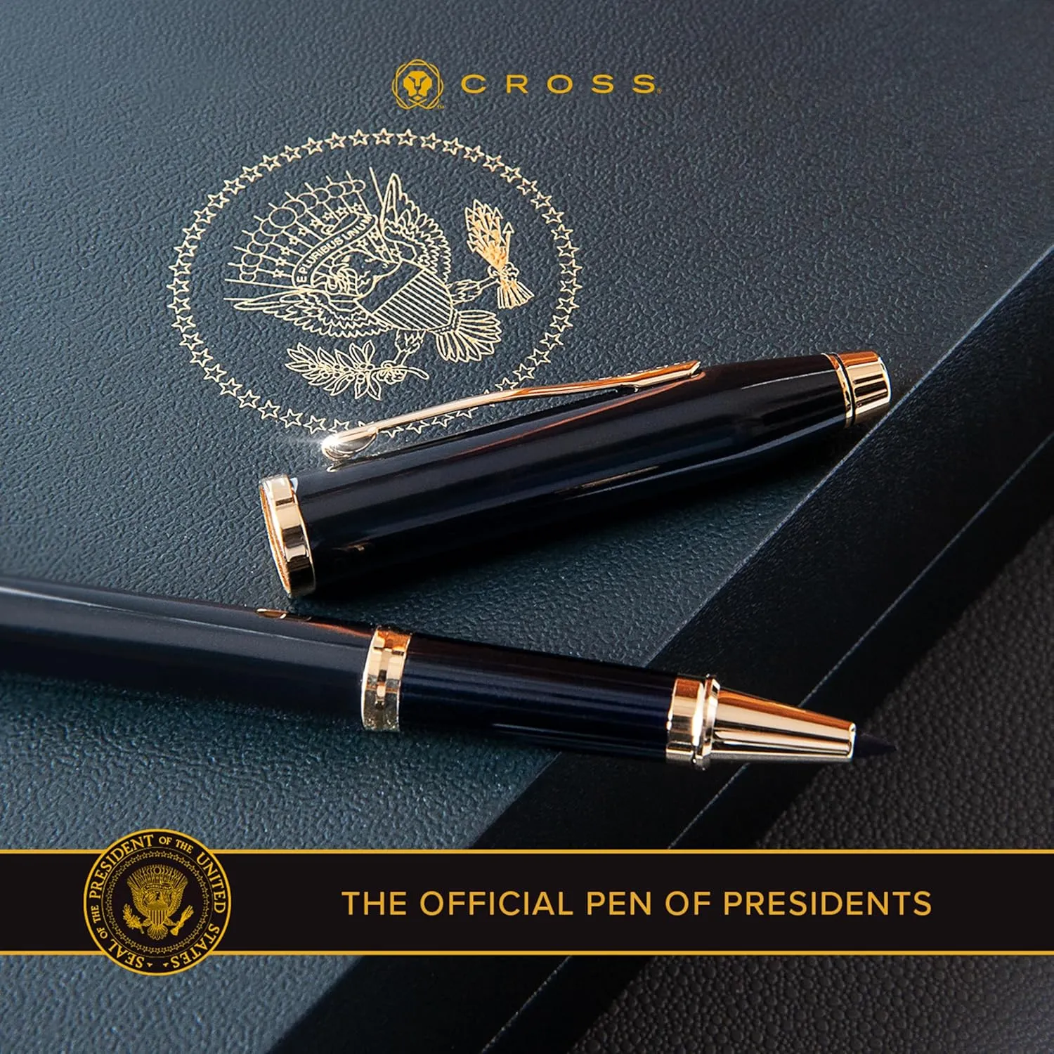 Cross Century II Refillable Rollerball Pen Presented in a Luxury Gift Box - Medium Point, Black Ink, Brushed Gunmetal Gray