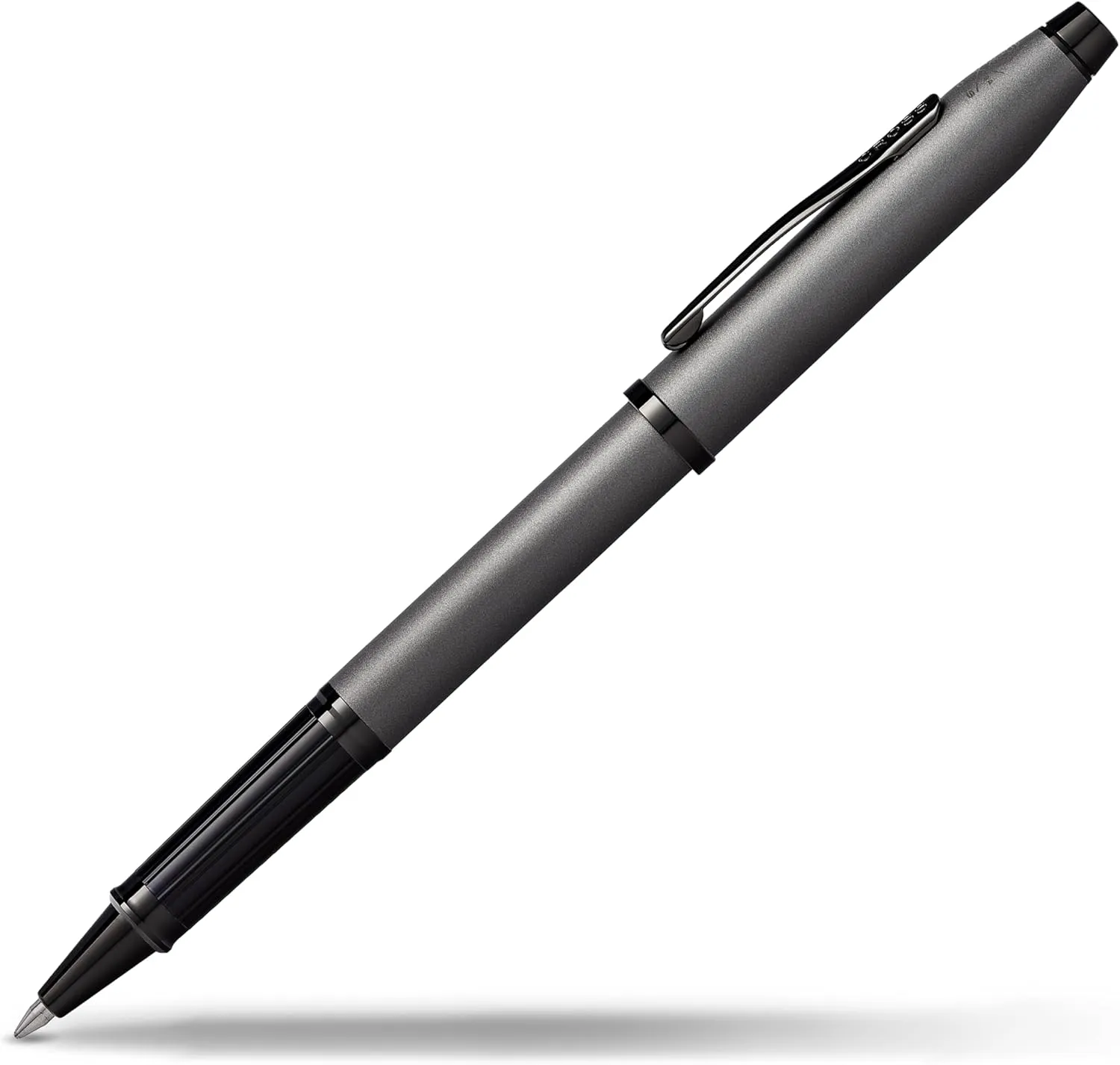 Cross Century II Refillable Rollerball Pen Presented in a Luxury Gift Box - Medium Point, Black Ink, Brushed Gunmetal Gray