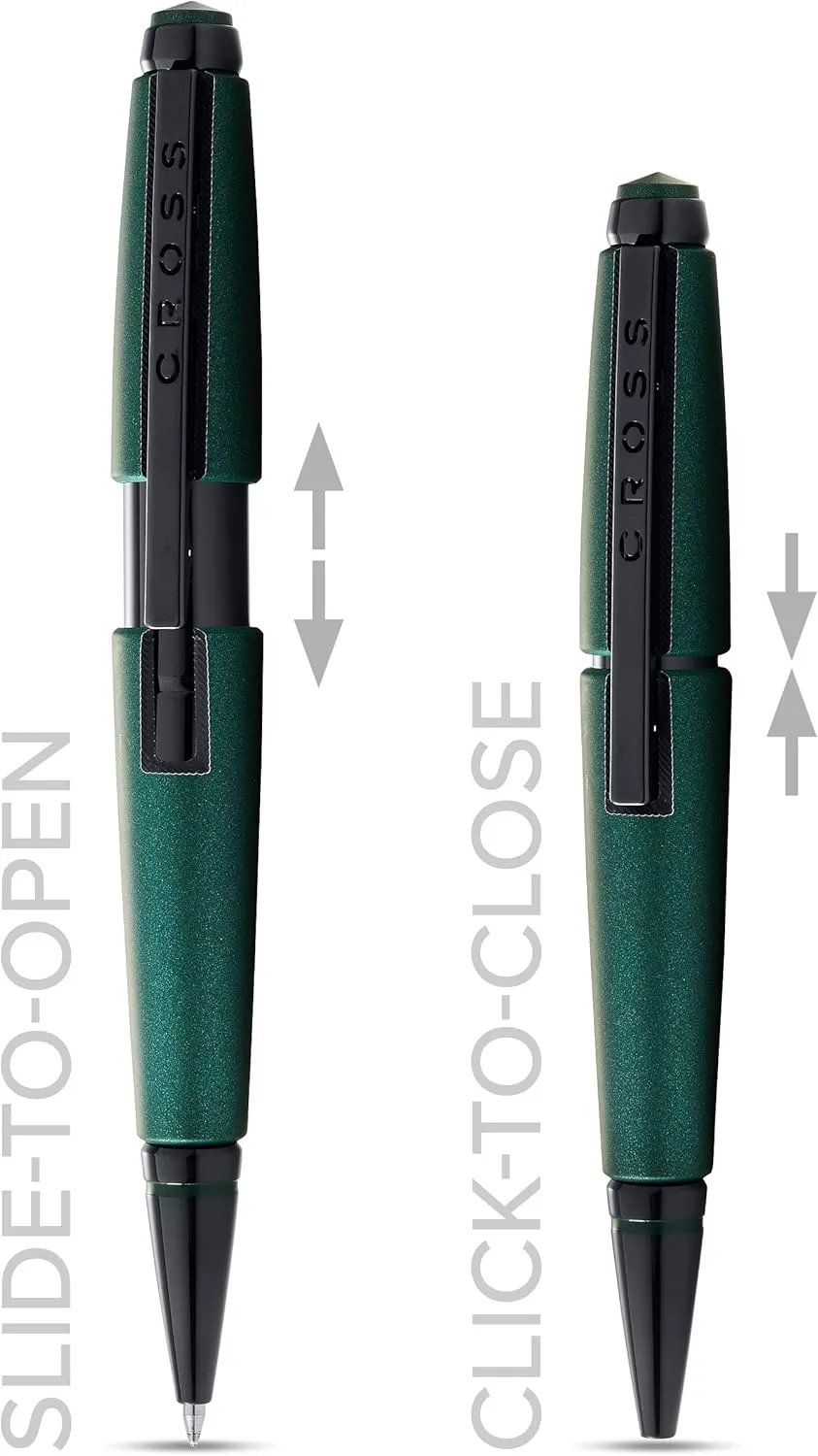 Cross Edge Matte Green Lacquer Gel Rollerball Pen