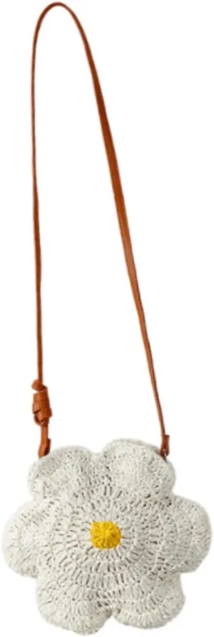 Crossbody Bag Flower Shape Shoulder Bag for Shopping Summer Beach Festive