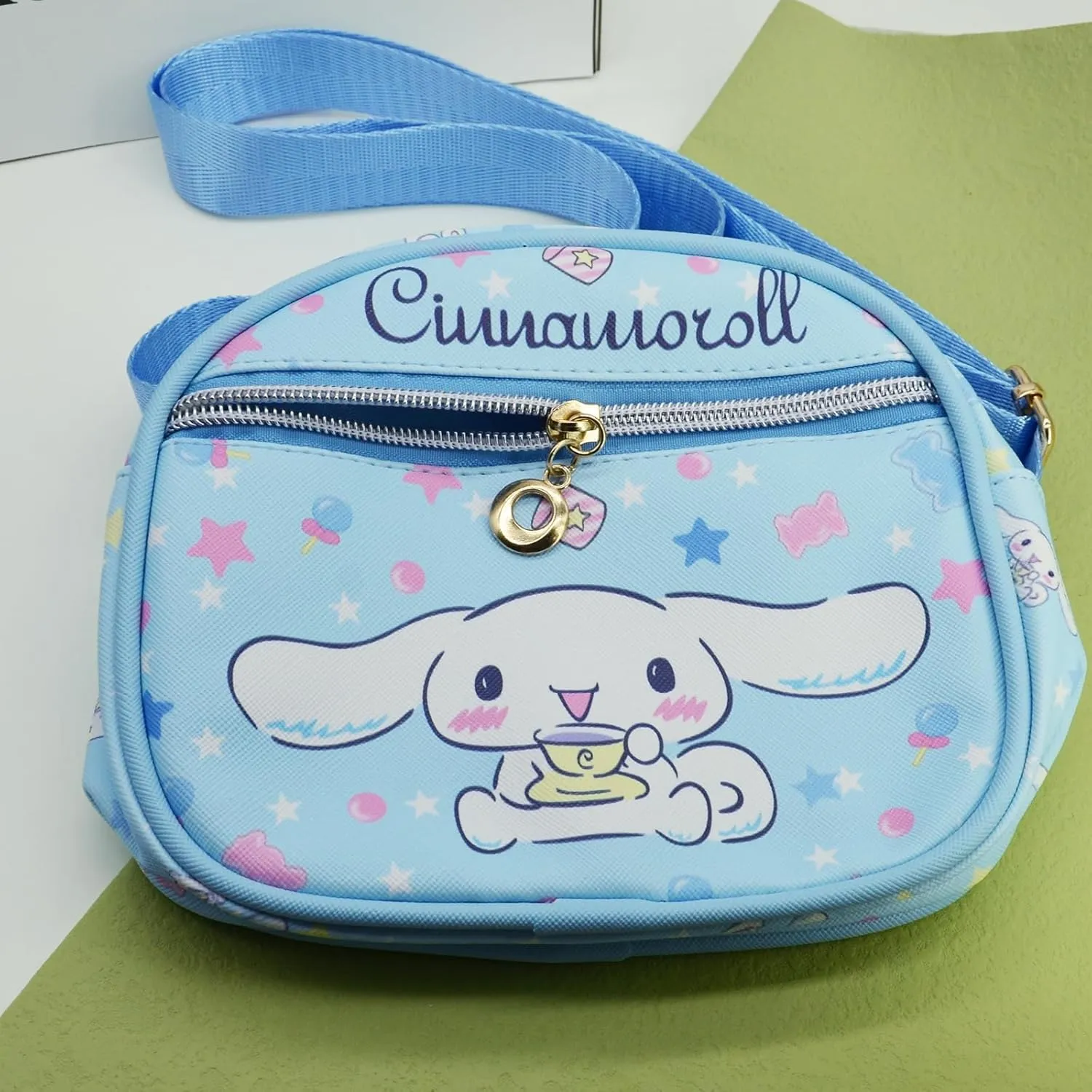 Cute Kitty Cat Crossbody Bag with Adjustable Shoulder Strap and Bracelet Charm Handbag Wallet Purse Shoulder Bag Coin Pouch